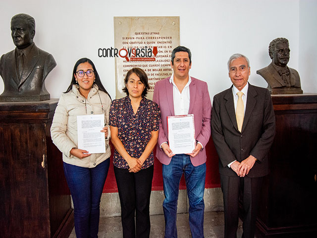 Firman convenio de colaboración DDHPO y Facultad de Bellas Artes