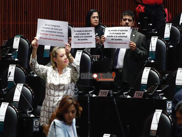 Piden diputados de Morena y PT remoción de Santiago Creel