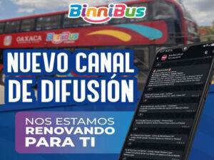 Renueva BinniBus su canal oficial de difusión de WhatsApp