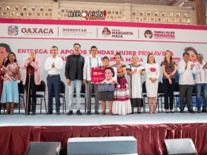 Refrenda Salomón Jara su compromiso con las oaxaqueñas